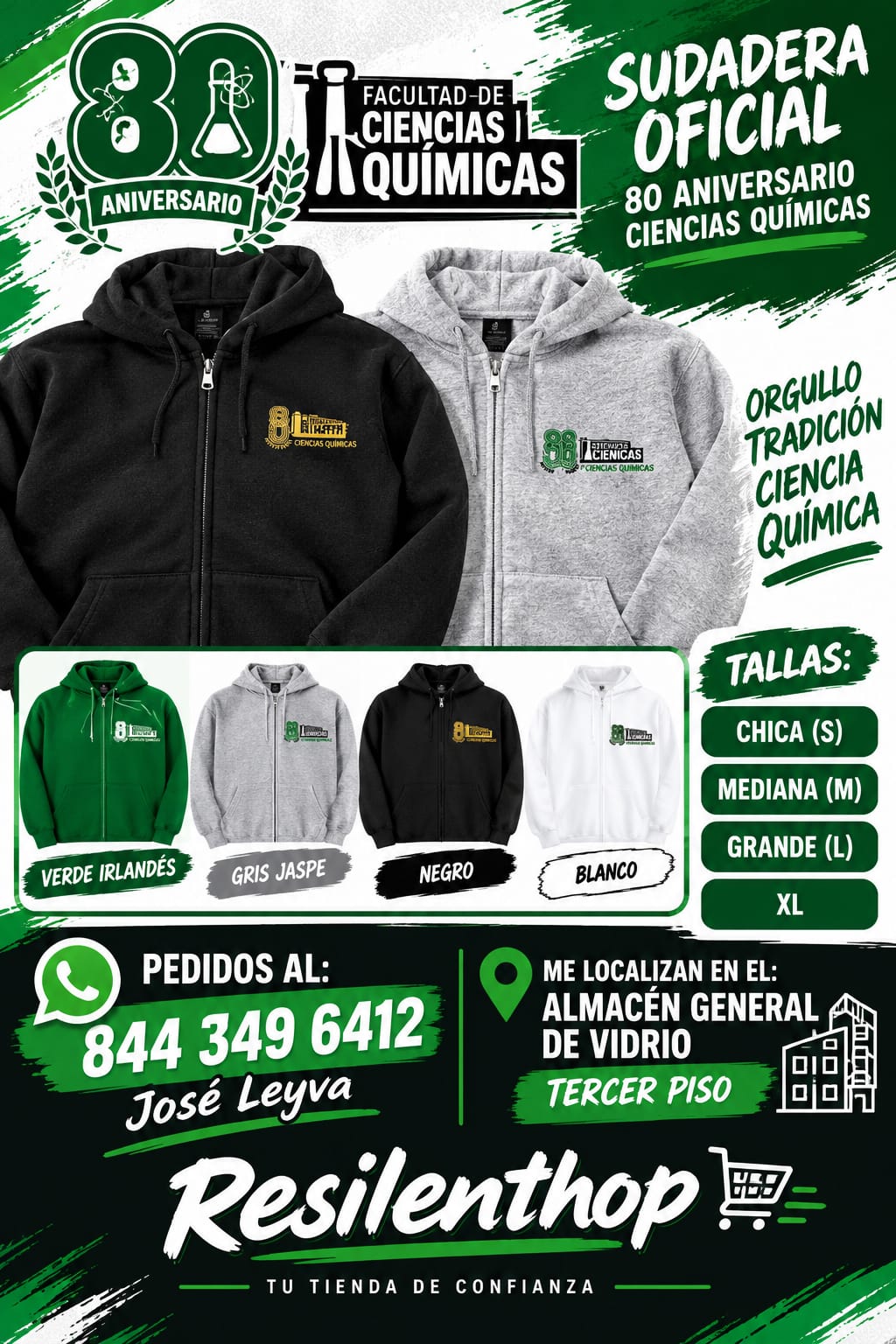 Sudadera oficial 80 aniversario